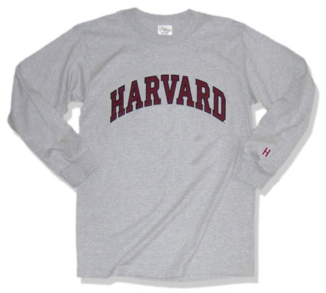 Harvard Long Sleeve T-Shirt (Arch)